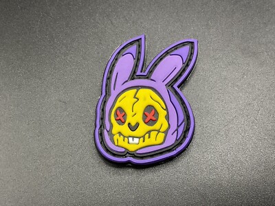 Castle x Grayscale Smashed Brothers Gear WTF Is Skelechu EDC PVC Pouch Patch