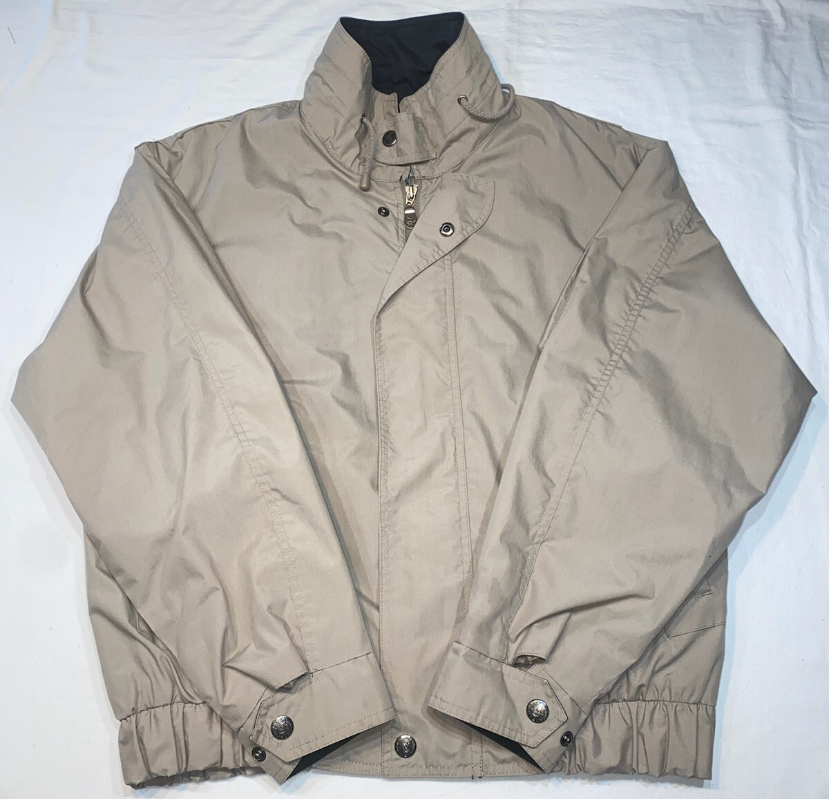 Vintage Dunlop Cotton Polyester Full Zip Jacket Size Large