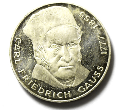 1977 J Germany Federal Republic 5 Five Marks Silver Proof Coin KM#145