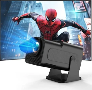 Mini Projecteur avec WiFi et Bluetooth, projecteur portable à 180°, 1080P