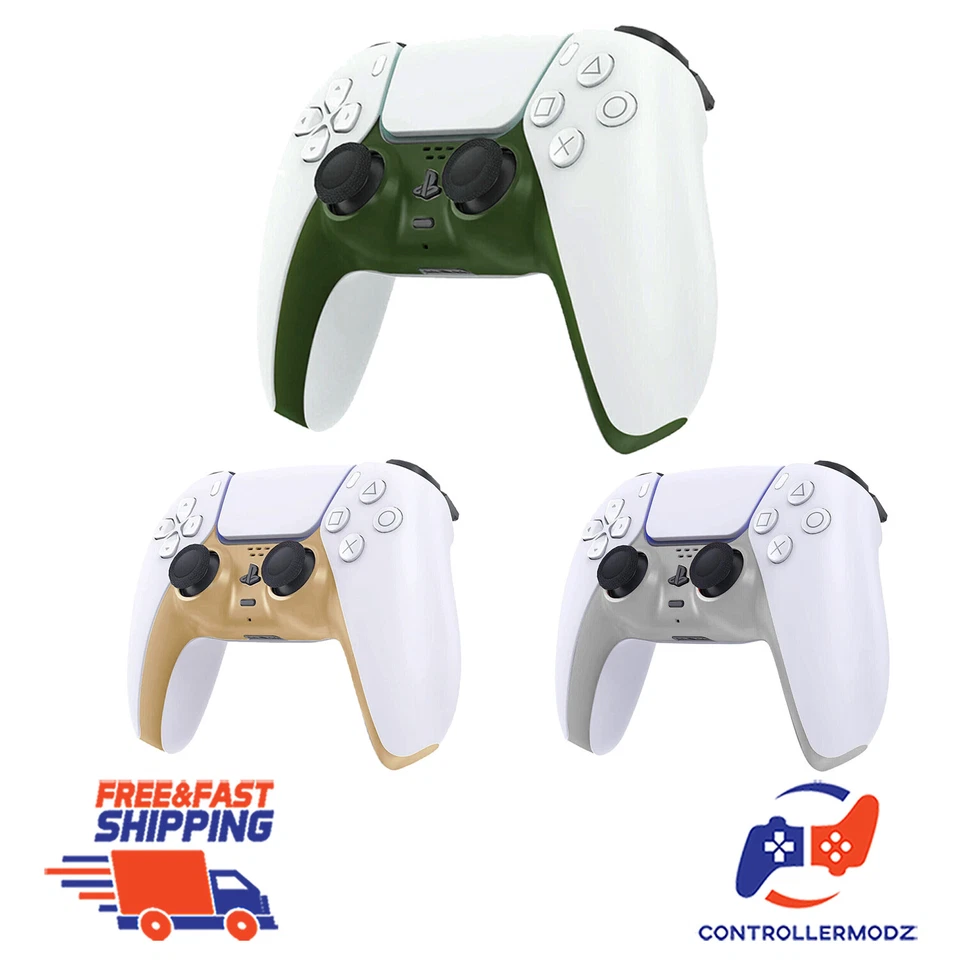 CUSTOMCONTROLLERMODZ Custom Replacement Trim Faceplate Part Shell For PS5 Playstation 5 Controller