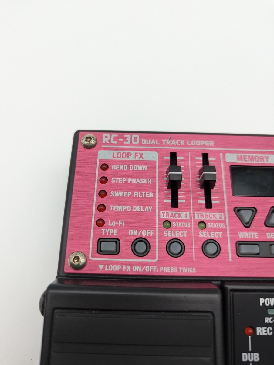 Boss RC-30 Loop Station Guitar Effects Pedal Work Tested