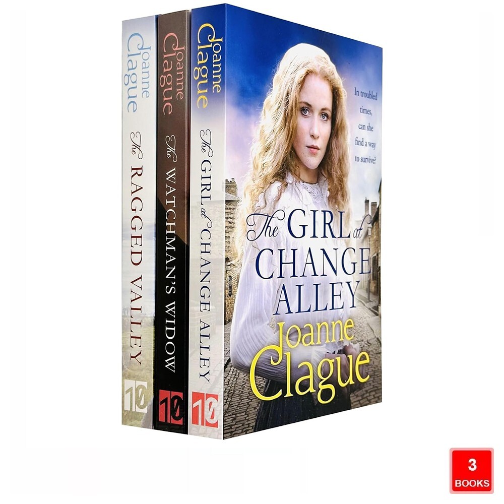 Sheffield Sagas 3 Books Collection Set by Joanne Clague Ragged Valley, Watchman