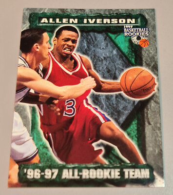Allen Iverson # 73 '96-97 ALL-ROOKIE-TEAM 1997 The Score Board EN N.Mint-Mint