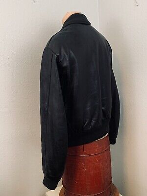 VTG Mens Chevignon Leather Jacket Blk XL Made In France Cool VTG Mens Chevignon Leather Jacket Blk XL Made In France Cool