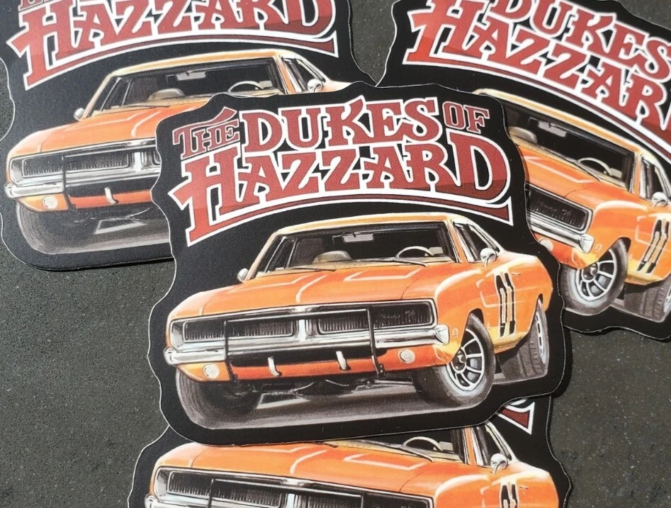 Dukes Of Hazzard STICKERS VARIETY PACK OF FIVE *WORLDWIDE 🌐SHIPPING* - Image 4 of 4