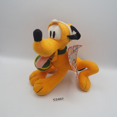 Pluto C2407 Fantasy Amuse SEGA 2000 Disney Plush 6'' TAG Toy Doll Japan Dog