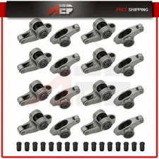 Roller Rocker Arm Set fits Chevy Bbc 454 1.7 Ratio 7/16" Stainless Steel