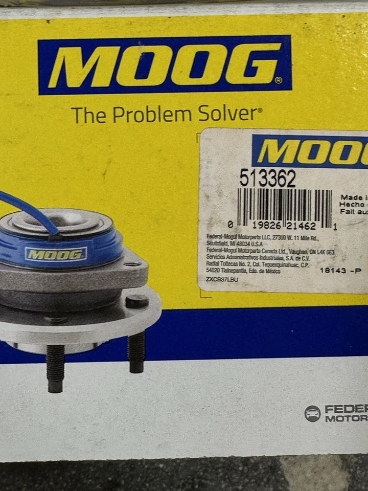 Conjunto de cojinete y buje de rueda delantera Moog 513362 para BMW M5 Foto 4 de 4