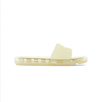 Tory Burch Bubble Jelly Slide Sandals in Cream Size: MSRP