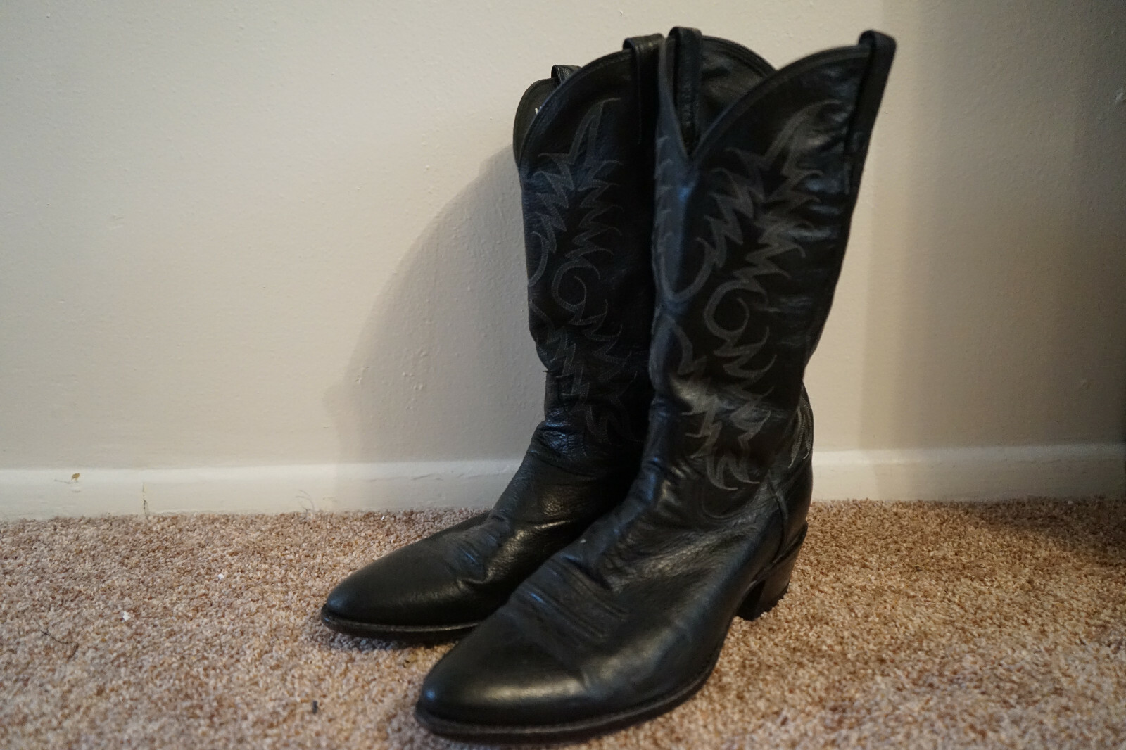 kangaroo leather cowboy boots