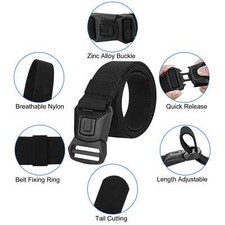 Military Belt for MEN Tactical Strap Waistband Belts Quick Release Buckle