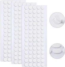 Double Sided Sticky Dots Stickers Removable Round Putty Clear Sticky Tack No ...