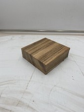 KILN DRIED ZEBRAWOOD BOWL BLANK LATHE TURNING WOOD LUMBER 6" x 6" x 2"