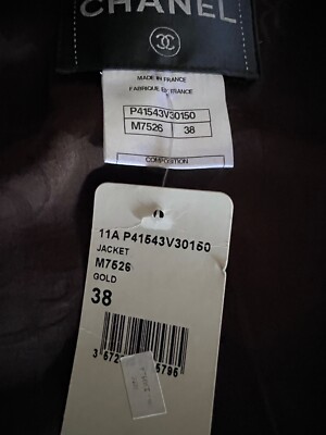 CHANEL 11A PARIS-BYZANCE TAGS TWEED BLUE MULTICOLOR GOLD JACKET