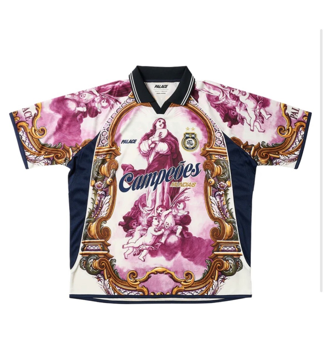 PALACE SKATEBOARDS HOLY GRAIL JERSEY BURGUNDY WINTER 2023 SIZE XL