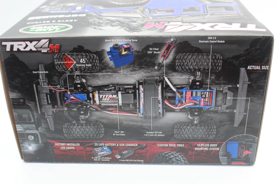 Traxxas 97054 TRX-4M TAN Sand Land Rover Orange 1:18 RTR NEU in OVP - Bild 4 von 4