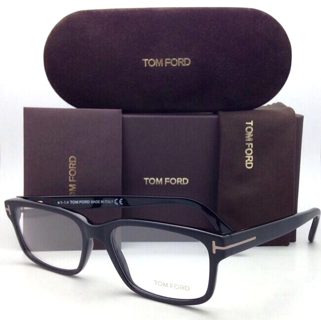 New TOM FORD Eyeglasses TF 5313 002 55-17 Matte to Shiny Black
