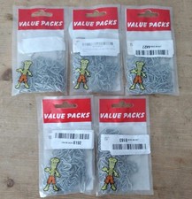 X5 PACKS 0.6 INCH NAILS STAPLES 15MM 110G  PACKS Fencing Post Chicken Wire