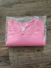 Women Long-sleeve Yoga Running Fitness Sports Quick-drying T-shirt Small Pink