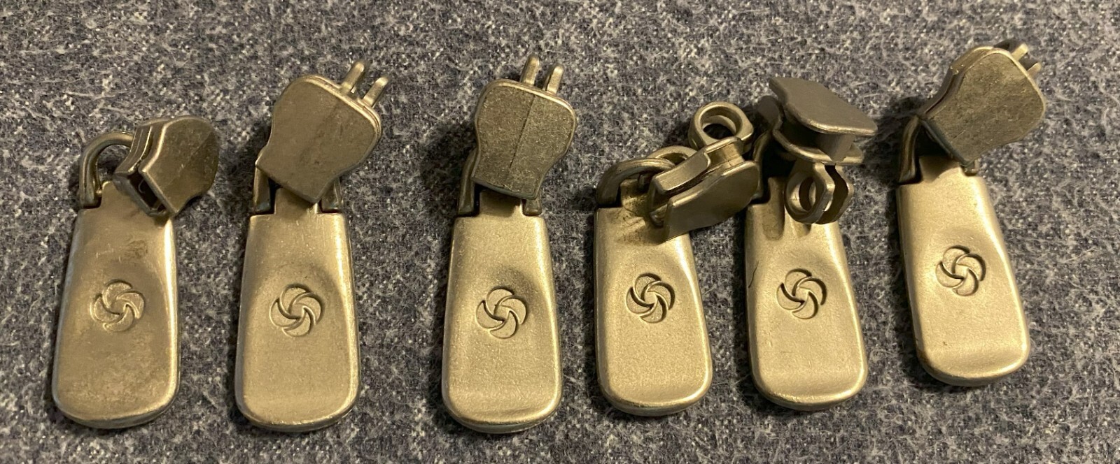 Lot of 6 Samsonite Luggage Replacement Zipper Pulls eBay