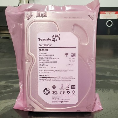 Seagate Barracuda 3TB 3.5'' SATA HDD 7200 RPM ST3000DM001 GOOD