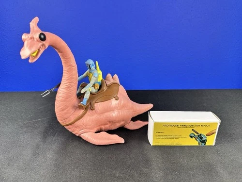 Custom Star Wars Kenner Like Holiday Special Boba Fett and Panna Dragon Set