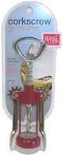 Good Cook Red Corkscrew Steel
