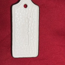 2 Inch Coach New York Bag Leather Tag Fob Key Chain Charm No Chain 