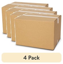 Large Shipping Boxes 4 Pack 15x12x10 Inches Corrugated Cardboard Boxes for