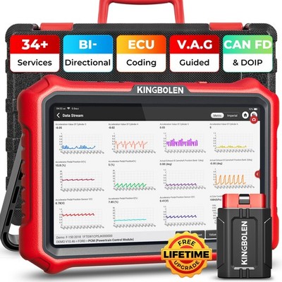 KINGBOLEN K8 PRO OBD2 Diagnosegerät ALL System KFZ Scanner 34 Reset Auslesegerät