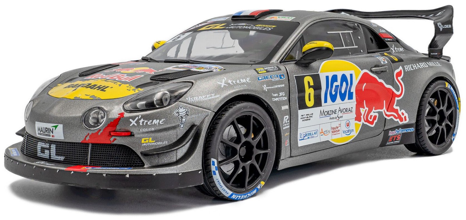 1:18 Solido S1801630 Sebastien Loeb Alpine A110 Rallye Du Mont Blanc 2024