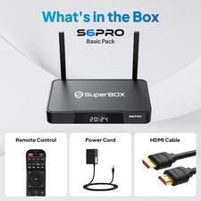 NEW LOW PRICE with all channels SuperBox S6PRO VS vSeeBOX v5pro Streaming TvBox
