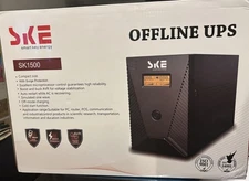 NEW SKE Smart Key Energy OFFLINE UPS SK1500 1500VA/900W Compact w Surge Prot. ++