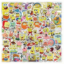 Mix 10/50 PCs Spongebob Patrick Star Luggage Notebook Laptop Car Vinyl Stickers