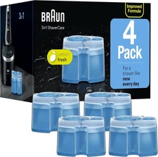 Braun Clean & Renew Refill Cartridges,4 Count (Pack of 1) OR 1 Count (Pack of 3