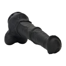 Riesen Dildo Bad Horse Dildo Mega Horse Silikon schwarz Zentaurdildo