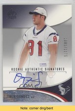 2006 SP Authentic Rookie Signatures 1081/1175 Owen Daniels #216 Auto READ 0af