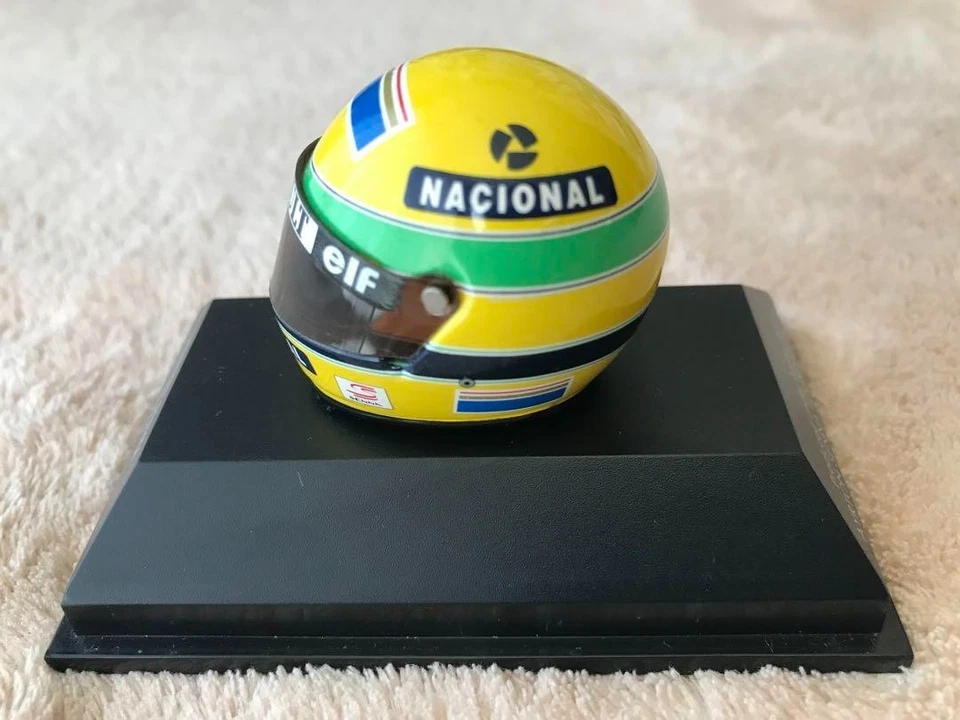 Ayrton Senna 1994 Helm Maßstab 1:8 Minichamps mit Vitrine F1 selten - Bild 2 von 4