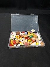 LARGE LOT Miniature Dollhouse Kitchen Food Drinks Novelty Resin Crafts Repurpose