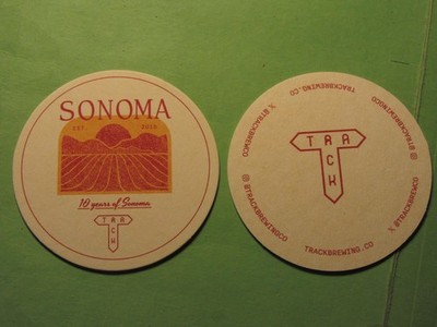 Bierdeckel SPUR BRAUEREI Sonoma BRAUEREI Real Ale Craft Bierdeckel Untersetzer Manchester