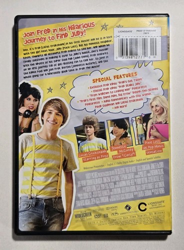 Fred: The Movie DVD REGION 1 (2010) Nickelodeon -- VERY GOOD - Picture 2 of 4