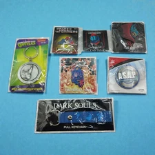 Loot Crate Gaming Bundle Pins Badges Keychain TMNT WWE Transformers Dark Souls