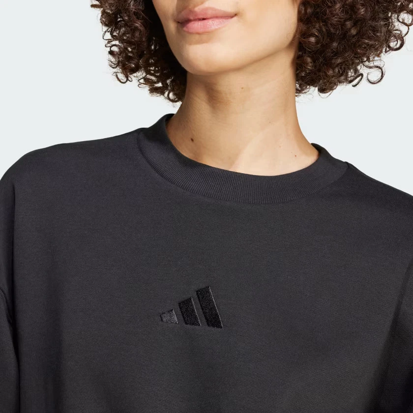 adidas women ALL SZN Fleece Loose Sweatshirt - Image 4 of 4