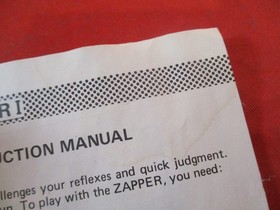 Nintendo NES Control Deck System + Zapper Gun Mario Manual, Poster, Insert #