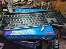 JLab Epic Wireless Keyboard, Black, 108 Keys, Multi-Device, 2.4G/Bluetooth