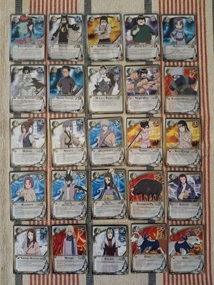 Naruto CCG Ninja & Client Card Lot ×25 (All 1st Edition)