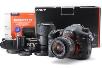 2 Lens! [Near MINT] Sony Alpha a99 SLT-A99V 24.3MP Digital SLR Camera From JAPAN