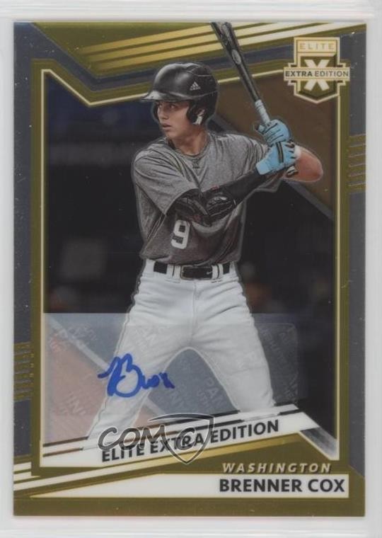 2022 Panini Elite Extra Edition Optic Signatures 63/99 Brenner Cox #111 Auto 2j2