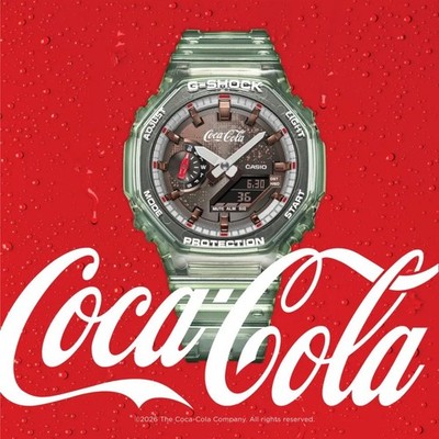 本日発送可　G-SHOCK × Coca-Cola GA-2100CC-3AJR G-Shock x Coca-Cola 140th GA-2100CC-3AJR Green Bottle Glass Design